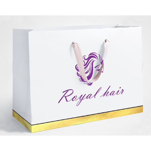 Customized Brand Name Printed Hair Extension Packaging Box for A Wig